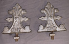 Great Pair  Antique  Cast Iron  Finials  3 1 8 