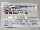 Vintage Goldmark Gold Leaf Sheets 23k Genuine Gold- 5 Pack Of 1 Leaf Each