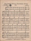 1952 Gene Autry Vintage Holiday Sheet Music The Night Before Christmas Song