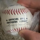 Rawlings Official National League Baseball White Red Collectible