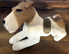 Sandicast Wire Fox Terrier 363 Dog Figurine Sculpture Sandra Brue 1989 Usa