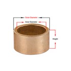 Self-lubricat Bronze Bushing Bearing Sleeveing Oily Sleeve Bearing - All Sizes