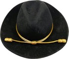     us Army Gold Mylar Acorn Campaign Cord Hat Band Military Officer State Trooper
