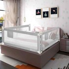 69 5  Extra Long Toddler Bed Rail Guard Side Barrier With Soft Padding   Pocket