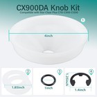  Replacement Knob Kit Compatible With Star-clear Plus C751-c900-c1200 Cx900da 