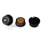 1 2  Npt Air Compressor Intake Filter Silencer Metal Housing And Element