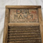 Vintage Dubl Handi Washboard Co Columbus Ohio Wash Board Rustic Laundry Decor