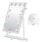 Makeup W dimmable Lighted Cosmetic Vanity Mirror Touch Control Hollywood Style 