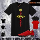 Shirt To Match Aj 14 Ferrari 2025 Sneaker Matching Tee Sneakerhead Cross T-shirt