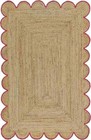 Braided Jute Home Decor Rug Rectangle Boho Mat Non Slip Modern Bedroom Carpet