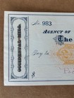 Rn-c21b Virginia City Nevada Agency Bank Of California Pacific Mill Mining Check
