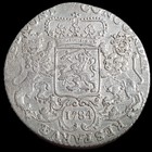 Netherlands West Friesland Ducaton Silver Horse Rider 1784 Sharp Detail