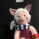 Disney Telco Vtg Motion-ettes Winnie The Pooh Piglet Animated Christmas Figure 