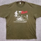 The Police Band 2007 2008 Tour Dates Unisex Xl 2 Sided Black T-shirt Anvil Rare