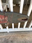Antique Folk Art Americana Bait Sign    minnows   