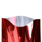 Flat Glossy Red Foil Open Top Mylar Sample Bags Pouches Variety Quantity Sizes