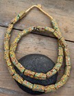 Venetian Millefiori Glass African Beads Rectangular Trade Vintage Antique