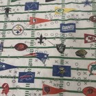 Vintage Nfl Football Twin Blanket 1996 32 Teams 66    X 88    Made In Usa