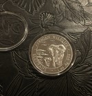 2015 Somali 100 Shillings Elephant 1 Oz 999 Silver Coin    silver  100  oz   