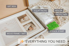 Baby Hand   Footprint Frame Keepsake Kit   Capture Milestone Moments With Safe C