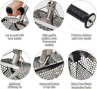 Upgraded Sand Scoop Metal Detector Hex-710  Beach Sand Scoop Metal Detecting Hun