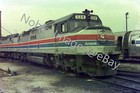Amtrak 524 Sdp40f Diesel Locomotive Chicago Area 2 Color Negative 1970s