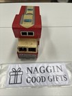 1950s Tin Litho Camper Rv Toy Truck Vintage Japan Friction Drive Red Metal Toy
