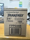 1000 Pcs  Ramset Fpp034b Trakfast 3 4  Black Pin W  Single Fuel Cell  new  