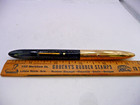Sheaffer W d  Gold Crest Lever Fill Fountain Pen--early Barrel Threads-working