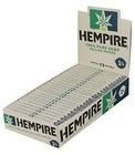 Hempire Rolling Papers 1 1 4 Pure Hemp 1 25 Cigarette Paper  box Of 24 Booklets 