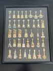 Lot Of 39 Hard Rock Cafe   Hotel Pins Framed In Case