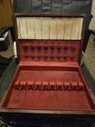 Thai Siam Brass  or Bronze  And Rosewood Flatware