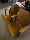 Art Deco Theater Seats Cast Iron 1930s Set Of 2 Original