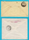 Colombia 2 Scadta Air Covers 1924-1929 Bucaramanga  Barranquilla To Bogota