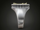 Chess Signet Wax Pattern Ring For Lost Wax Casting Jewelry Castable Wax Resin