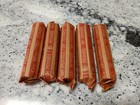 Estate 5 Rolls Lincoln Wheat Cent Penny Random Date mint Coins 1940 s 1950 s