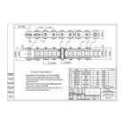 100h Heavy Duty Roller Chain X 10 Feet   2 Connecting Links   Same Day Shipping