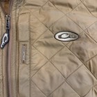 Drake Men s 2xl Delta Quilted Fleece Lined Warming Durable Jacket Tan light Brow