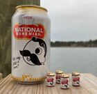 Miniature Natty Boh  national Bohemian  Beer Cans  4 Per Package