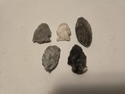 5 Native American Arrowheads From Virginia And Tennessee