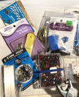 15 Lot Snap Fasteners 5 Tools   Fasteners - Sewing Notions - See Pics - Some Vtg