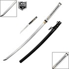 41  Japanese Samurai Katana Sword Carbon Steel Blade W  Hunting Knife   Scabbard