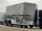 Continental Cargo New 7x16   V-nose Enclosed Cargo Trailer Cargo   Enclosed Trai