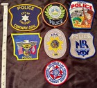 7 Piece Set Of Arkansas Police And Law Enforcement Training Patches 