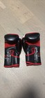 Hot Sanabul Essential Gel Boxing Kickboxing Training Gloves Black-red 16 Oz