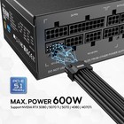Vetroo Sfx 850w Power Supply Atx 3 1   Pcie 5 1 Ready  80 Plus Gold - Black
