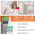Welding High Strength Oily Glue Plastic Super For Resin Ceramic Glue Glass 2x50g