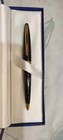 Waterman Carene Marble Green Metal Gold Plated Trim Ball Point Pen France 