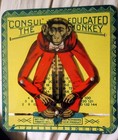 Consul The Educated Monkey Original 1916 Antique Tin Calculator