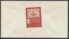 1951  313 7c Stamp Centenary Fdc Block Capex Cachet Label On Back Toronto